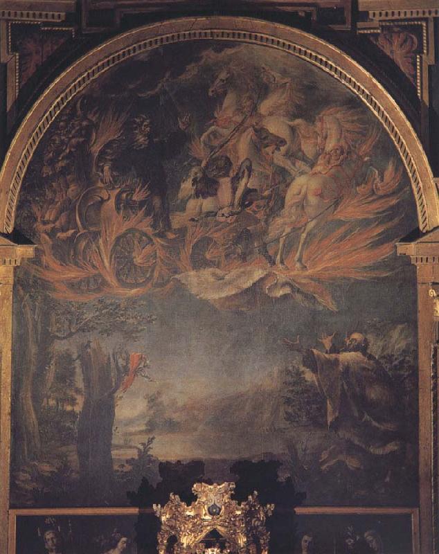 Juan de Valdes Leal Ascension of Elijah Sweden oil painting art